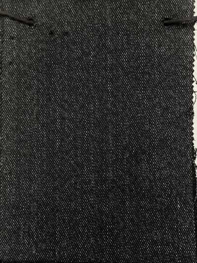 NWD010-341 NIKKE Nikke Textile Co., Ltd. دينم صوفي أزرق بحري سادة