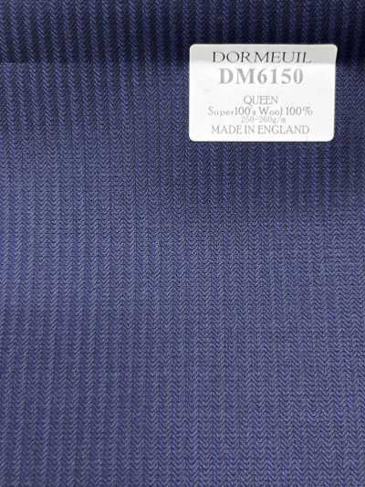 DM6150 DORMEUIL QUEEN Super100's أزرق كحلي مخطط