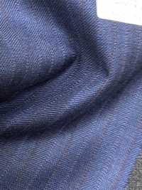 DM6155 DORMEUIL QUEEN Super100's كحلي × بني مخطط[قماش] HOSOI SYOJI صور إضافية
