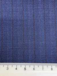 DM6155 DORMEUIL QUEEN Super100's كحلي × بني مخطط[قماش] HOSOI SYOJI صور إضافية