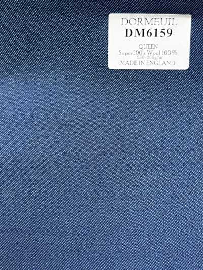 DM6159 DORMEUIL QUEEN Super100's أزرق سادة