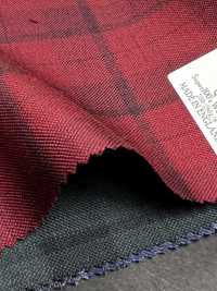 DM5137 DORMEUIL QUEEN سوبر 100s كاروهات حمراء[قماش] HOSOI SYOJI صور إضافية