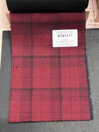DM5137 DORMEUIL QUEEN سوبر 100s كاروهات حمراء[قماش] HOSOI SYOJI صور إضافية