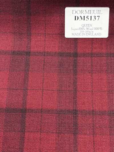 DM5137 DORMEUIL QUEEN سوبر 100s كاروهات حمراء