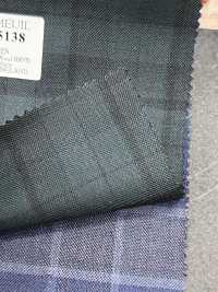 DM5138 DORMEUIL QUEEN Super100's بنقشة مربعات خضراء[قماش] HOSOI SYOJI صور إضافية