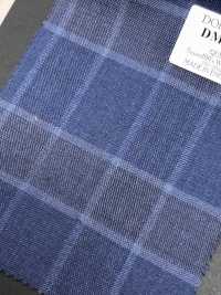 DM5144 DORMEUIL QUEEN Super100's كاروهات زرقاء بحرية[قماش] HOSOI SYOJI صور إضافية
