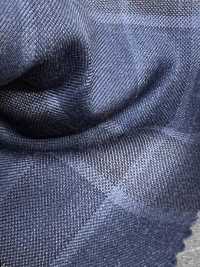 DM5144 DORMEUIL QUEEN Super100's كاروهات زرقاء بحرية[قماش] HOSOI SYOJI صور إضافية