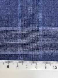 DM5144 DORMEUIL QUEEN Super100's كاروهات زرقاء بحرية[قماش] HOSOI SYOJI صور إضافية