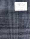 CR6612 CARNET ثلاثي الطبقات أزرق كحلي بنقشة Glen Check