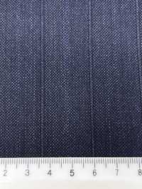 CN5577 CANONICO Super110's أزرق كحلي مخطط[قماش] HOSOI SYOJI صور إضافية