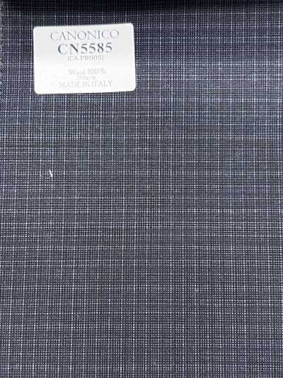 CN5585 CANONICO Super110's أزرق كحلي بنقشة مربعات