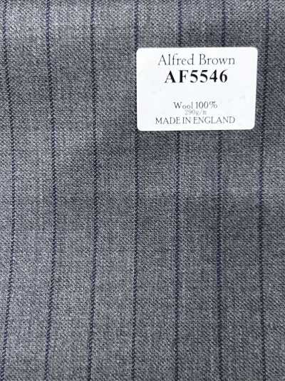 AF5546 Alfred Brown رمادي × أزرق بحري مخطط
