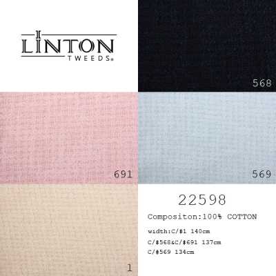 22598 Linton Tweed، صنع في إنجلترا، القماش الخارجي