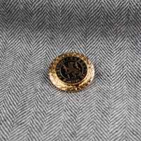 550 صُنع في اليابان زر معدني للبدل والجاكيتات ذهبي/أزرق كحلي Kogure Button Mfg. Co., Ltd. صور إضافية