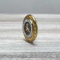 552 أزرار معدنية مصنوعة في اليابان للبدلات والسترات بلون ذهبي/أبيض Kogure Button Mfg. Co., Ltd. صور إضافية