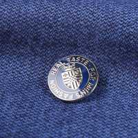 555 أزرار معدنية للبدلات والجاكيتات، فضي/أزرق بحري، صنع في اليابان Kogure Button Mfg. Co., Ltd. صور إضافية