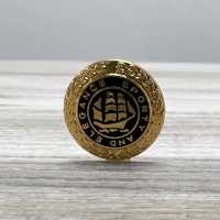 557 صنع في اليابان زر معدني للبدلات والجاكيتات ذهبي/أزرق كحلي Kogure Button Mfg. Co., Ltd. صور إضافية