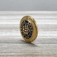 557 صنع في اليابان زر معدني للبدلات والجاكيتات ذهبي/أزرق كحلي Kogure Button Mfg. Co., Ltd. صور إضافية