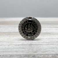560 أزرار معدنية للبدلات والسترات، فضي/أسود، مصنوع في اليابان Kogure Button Mfg. Co., Ltd. صور إضافية