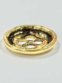 64 زر معدني للبدلات والسترات، ذهبي، صنع في اليابان صور إضافية