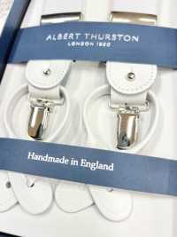 AT-WHITE حمالات Albert Thurston، أبيض، سادة، نوع ثنائي الاتجاه[مستلزمات رسمية] ALBERT THURSTON صور إضافية