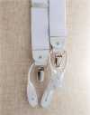 AT-WHITE حمالات Albert Thurston، أبيض، سادة، نوع ثنائي الاتجاه