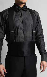 ST-509D قميص دنيم من قطن بيما بياقة مجنحة وطيات بقصة فائقة الضيق[مستلزمات رسمية] Yamamoto(EXCY) صور إضافية