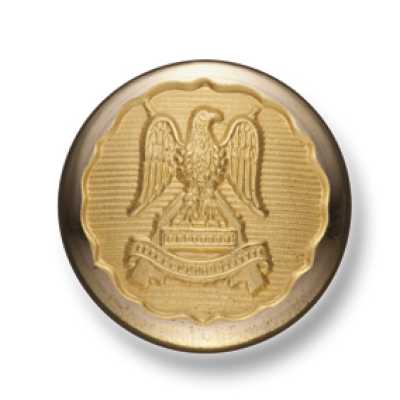 UK17 Firmin&Sons زر معدني للبدلات والسترات، ذهبي