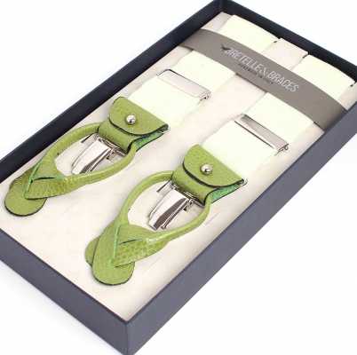 VART-015 BRETELLE&BRACES كتان أخضر